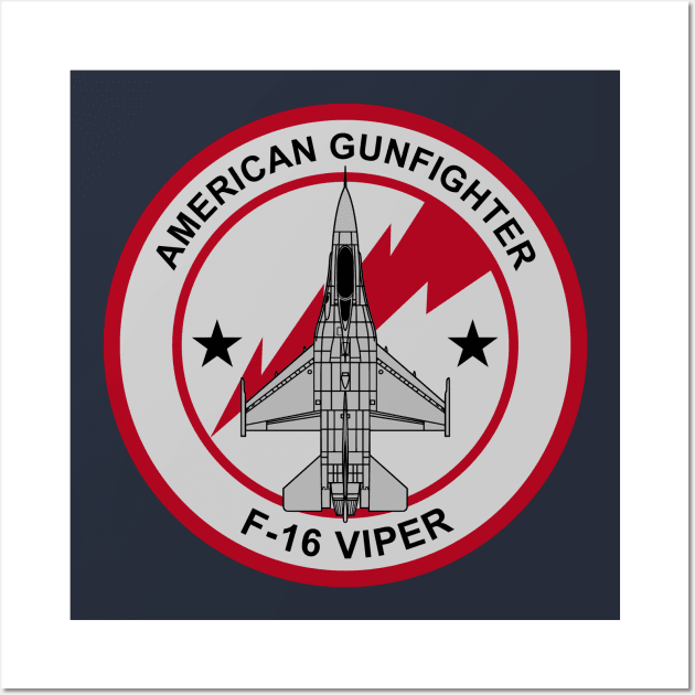 F-16 Viper American Gunfighter Wall Art by TCP